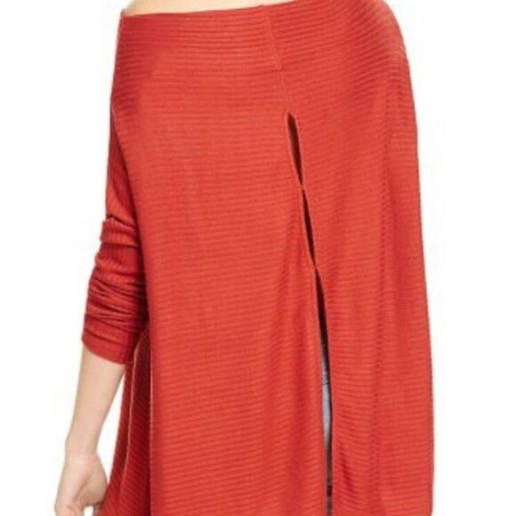 Free people cowl neck split back size s - Picture 2 of 6